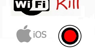 Tutorial  How to WIFIKILL using an iPhone Jailbroken [upl. by Ollie312]