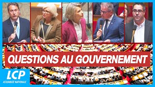 LIntégrale des questions au Gouvernement  13112024 [upl. by Anaujik]