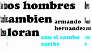 LOS HOMBRES TAMBIEN LLORAN armando hernandez [upl. by Eirrod954]