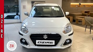 New Maruti Suzuki Dzire 2022  Dzire ZXI Rs 796L  Detailed Walkaround Review [upl. by Snave319]