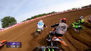 GoPro Broc Tickle  2020 RedBud 2 National  450 Moto 2 Highlights [upl. by Naihr]