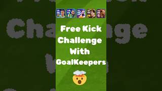 Can Goalkeepers Score Free Kick Challenge ⚽🥅🔥shorts [upl. by Rawna]