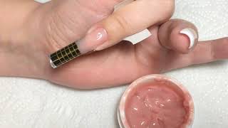 Nail extension Полный Видео урок по наращиванию ногтей [upl. by Aneelas921]