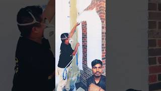 painting construction tiles art painter paint ytshortsvideo youtubeshorts facts terndinge [upl. by Hoem513]