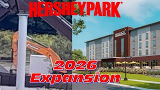 Hersheypark Expansion For 2026 [upl. by Aihsotan]