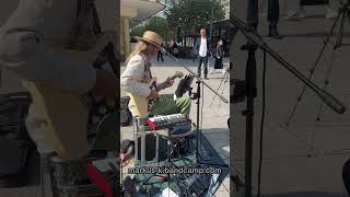 Robert Johnson on the street in Frankfurt  ‘Stop Breaking Down’ looper sireguitars [upl. by Modeste300]