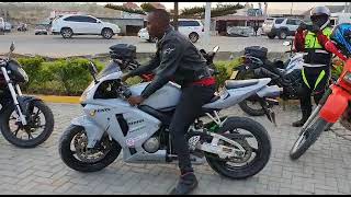 trying a honda cbr 600r in kenya [upl. by Delorenzo686]