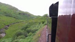 45231 Departing Glenfinnan amp Climbing Beasdale Bank [upl. by Auliffe]