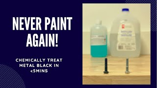 How To make bolts black in seconds without Paint  Black Oxide Concentrate Review [upl. by Ecnarf]