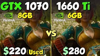 GTX 1070 vs GTX 1660 Ti Test w New Drivers [upl. by Nye]