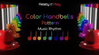 Handbells Color  Rhythm Pattern Notation [upl. by Ludwog]