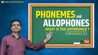 Phonemes and Allophones in English  LiteratureSimply [upl. by Oelgnaed]