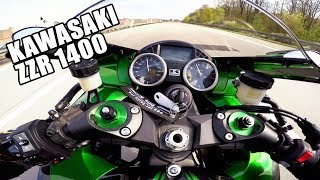 Ich fahre die Kawasaki ZZR 1400 😱 [upl. by Brandise]