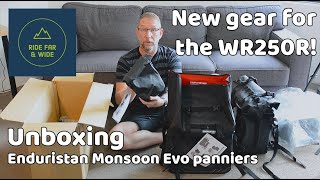 Unboxing Enduristan Monsoon Evo panniers  RIDE FAR amp WIDE [upl. by Ezzo609]