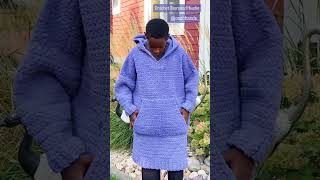 Crocheted Oversized Hoodie By Jonah’s Hands [upl. by Lambart]