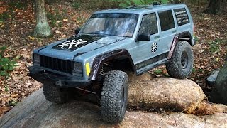 Axial SCX10 II RTR Jeep Cherokee First Run amp Impression [upl. by Abert]