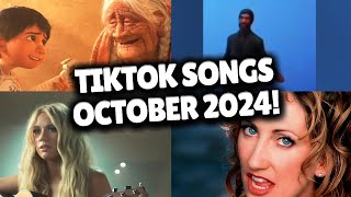 Top Trending Songs on TikTok  October 2024 [upl. by Brewster67]