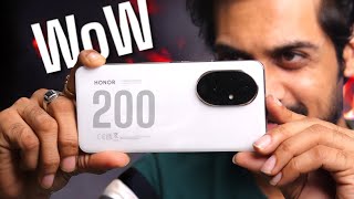 Honor 200 Unboxing amp First IMPRESSIONS 🔥 Crazy CAMERA ⚡⚡ [upl. by Sacram]