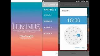 Aquaplantsonline  How to Aquatlantis Luminus Smart Controller APP mobile view Android amp IOS [upl. by Ikoek]