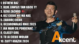 Akcent  Zenek Martyniuk  NOWOŚCI 2024 ☀️ Składanka Disco Polo ☀️ [upl. by Ylim893]