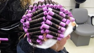 ♥ PT1 of 4 How to Perm at Home Spiral Basic and Piggyback Tutorial [upl. by Grane634]