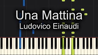 Una Mattina Intouchables Piano Tutorial Synthesia easy [upl. by Anisah]