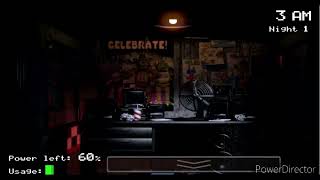 FNAF 1 Night 1 Gameplay [upl. by Elsa576]