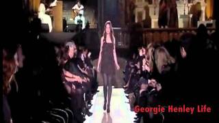 Georgie Henley in Alberta Ferretti fashion show [upl. by Vaclava]