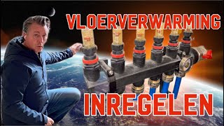 Inregelen vloerverwarming [upl. by Rivalee700]