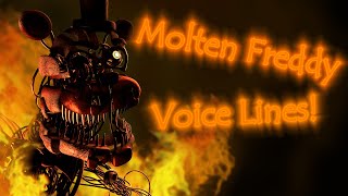 fnafsfm Molten Freddy Voice Lines [upl. by Garda]