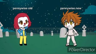 Pennywise clasico vs pennywise moderno Version gacha life [upl. by Krik]