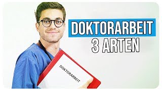 Medizinstudium  3 Arten von Doktorarbeiten  Doc Mo [upl. by Onairam]