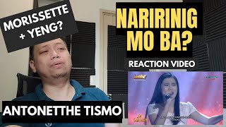 FIRST TIME REACTING TO ANTONETTHE TISMO  TAWAG NG TANGHALAN  MUSICAL DIRECTOR REACTS [upl. by Mateya]