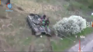 Ukrainian SSO SOF published rare footage of kamikaze drone in action USsupplied Switchblade 300 [upl. by Erv989]