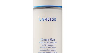 Laneige Cream Skin Toner and Moisturizer Review [upl. by Anastase950]