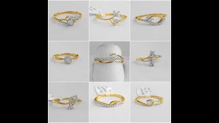 Latest 40 Diamond Finger Rings Catalogue with Price [upl. by Atihana]