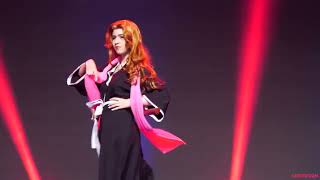 Rangiku Matsumoto  Bleach Одиночное cosplay дефиле  SUPERCON Halloween 281023 [upl. by Hazeghi]