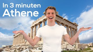 SKYDIVEN UITGAAN en CULTUUR snuiven in ATHENE  In 3 minuten [upl. by Johns]