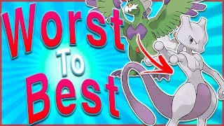 Ranking EVERY Legendary and Mythical Pokémon From Worst to Best [upl. by Derdle]