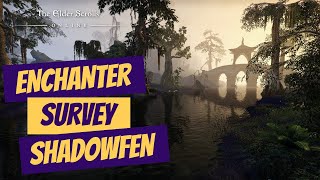 ESO Enchanter Survey Shadowfen [upl. by Sucramej]