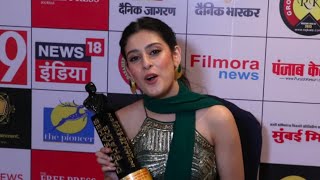 Isha Malviya Recieves Dadasaheb Phalke Television Awards 2024 udaariyaan biggboss17 [upl. by Amandy]