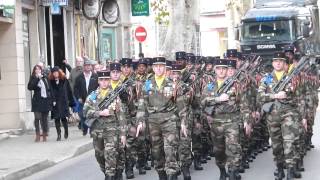 Remise fourragère 1ère Cie 126ème RI 12122013 [upl. by Woodie803]