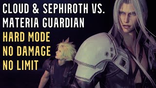 FFVII Rebirth  Cloud amp Sephiroth vs Materia Guardian Hard Mode No Damage No Limit [upl. by Trula]