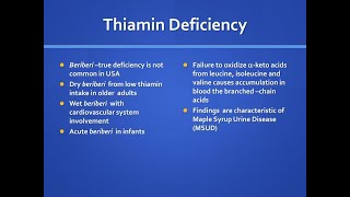 How Does deficiency of Thiamine accounts for the Increase in levels of pyruvate and αketoglutarate [upl. by Kanor436]