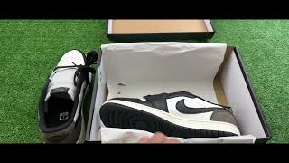 Unboxing of Air Jordan 1 Low Mocha [upl. by Enitsej]