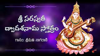 Saraswathi Dwadasha Nama Stotram with lyrics subscribe navaratri vasantpanchmispecial [upl. by Junia]