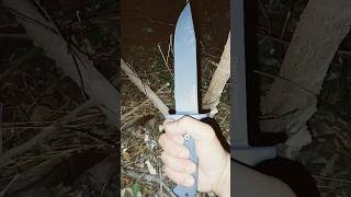 Night time choppingCold Steel Drop Forged Survivalist gsm bushcraft texas fixedblade campknife [upl. by Wicks430]