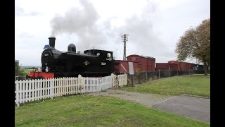 Steam Freight train at Boness 2024 4K [upl. by Rech756]