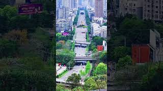 This should be the straightest section of road in Yongchuan Yongchuan Yongchuan Chongqing [upl. by Iormina]