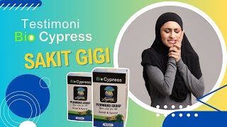 Testimoni Biocypress Botol Kemasan Baru SAKIT GIGI [upl. by Dieterich131]